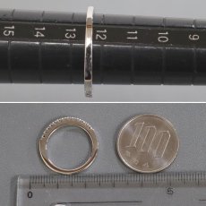 画像7: ヴェイド 750ハーフエタニティリング ダイヤモンド D0.14 3.6g #12.5 (7)